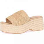 Platform Sandals Women Slip On Wedge Espadrilles for Women Slides
