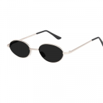 Unisex Oval Sunglasses with UV Protected Lens