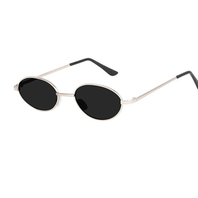 Unisex Oval Sunglasses with UV Protected Lens