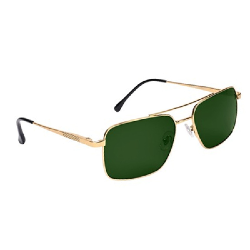 Unisex gold-toned sunglass