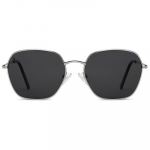 Unisex Grey Lens & Gunmetal-Toned Other Sunglasses with UV Protected Lens