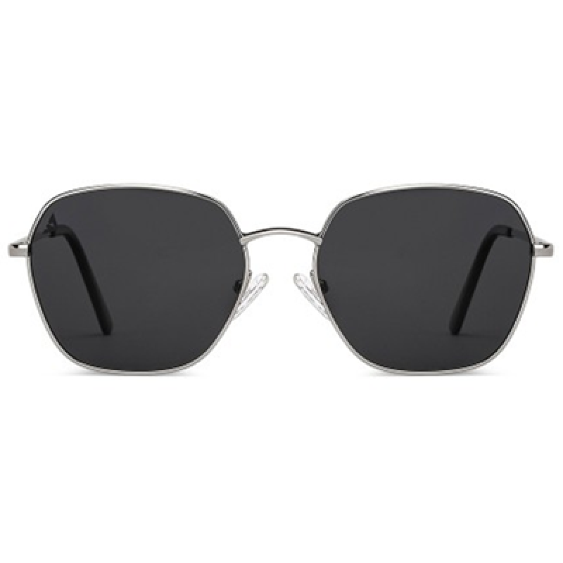 Unisex Grey Lens & Gunmetal-Toned Other Sunglasses with UV Protected Lens