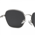 Unisex Grey Lens & Gunmetal-Toned Other Sunglasses with UV Protected Lens