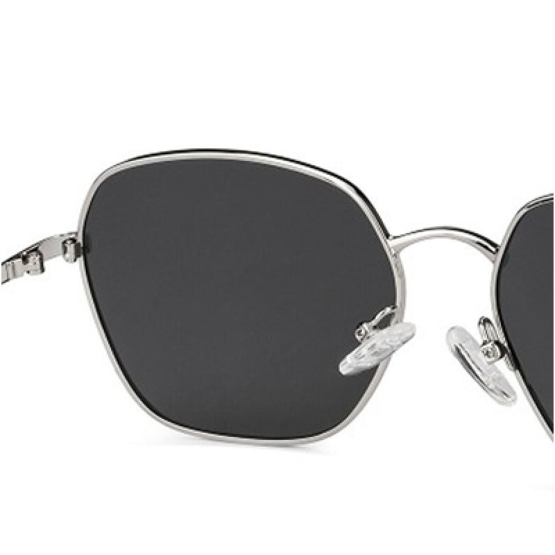 Unisex Grey Lens & Gunmetal-Toned Other Sunglasses with UV Protected Lens