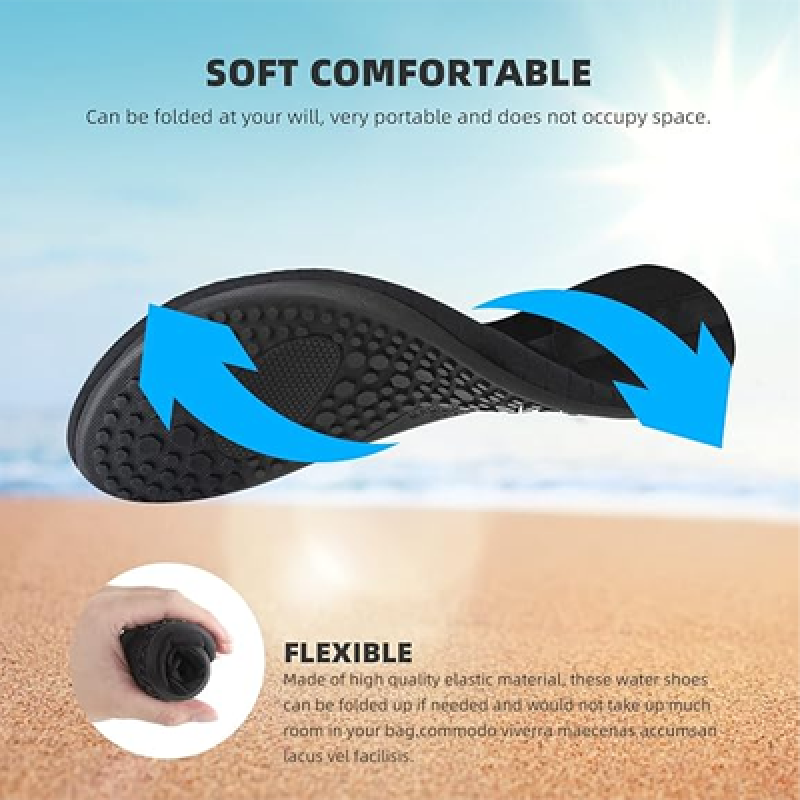 Water Shoes for Women Men Quick-Dry Aqua Socks Swim Beach Barefoot